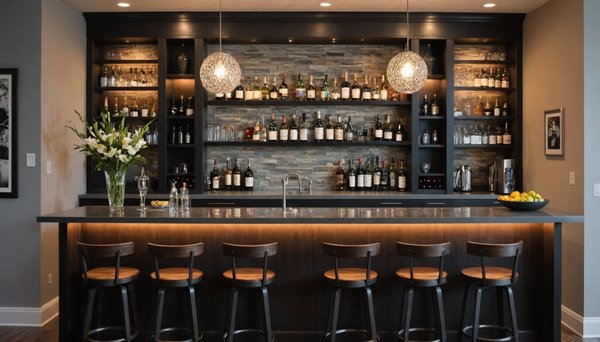 Idées astucieuses pour intégrer une banquette bar dans votre déco